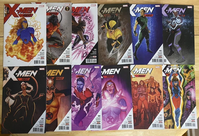 Marvel Comics X-Men: Red (2018) 1-11, Annual Complete Run Set Lot High Grade