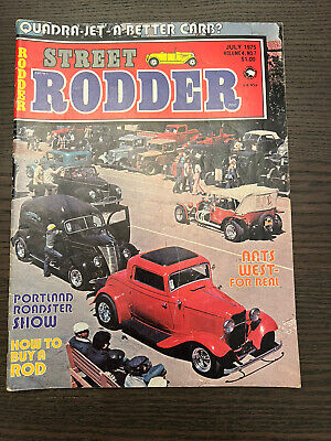 Street Rodder Magazine July 1975 Volume 4 No 7 Hot Rod Antique Collectible