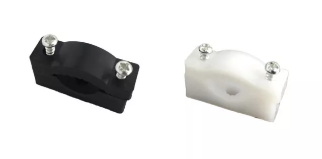 2x Clamp Porte-Câbles 44X14X24MM Serre-Câble Courroie Câble Fixation Vis