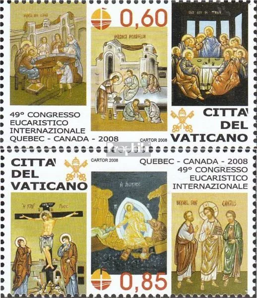Vatican 1614-1615 (complete issue) unmounted mint / never hinged 2008 Eucharisti