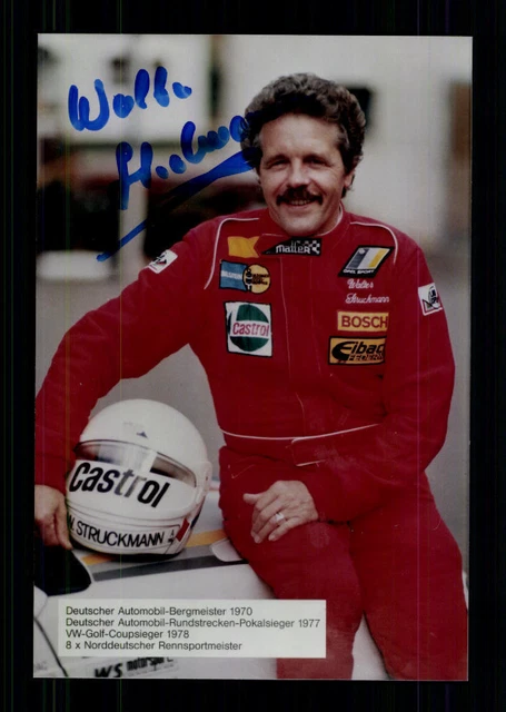 Photo Signée Harald Simon - Motorsport - Original Vintage (Allemagne)