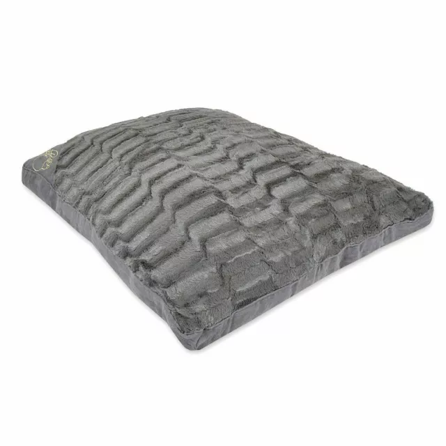 LARGE & Extra Large  Fur Dog Bed -Pet Washable Zipped Mattress Cushion