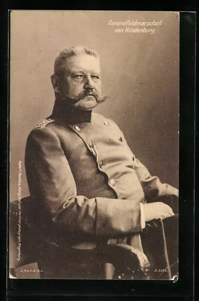Ansichtskarte Generalfeldmarschall Paul von Hindenburg