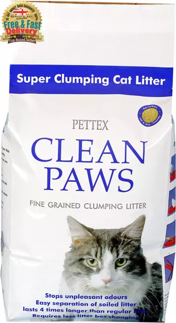 Pettex Clean Paws Microgranule Super Clumping Ultra Cat Litter 5 Kg