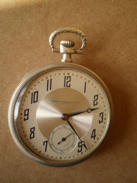 ANCIENNE MONTRE GOUSSET argent havila geneve 72g EUR 35,40