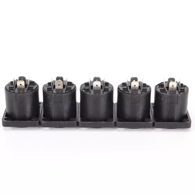 10x Speakon 4 Pin Female jack Compatible Audio Cable Panel Socket ConnectorO ZF 2