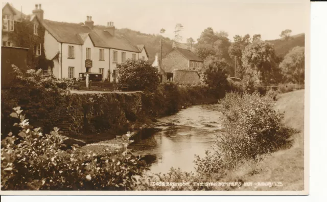 PC34787 Brendon. The Stag Hunters Inn. Judges Ltd. No 13465. RP