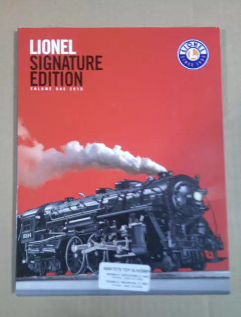 Vintage Lionel Toy Train Catalog 2010 Signature Edition Vol. 1