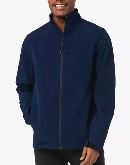 32 Degrees Heat Mens Full-Zip Lightweight Blue Jogger Jacket Size Large