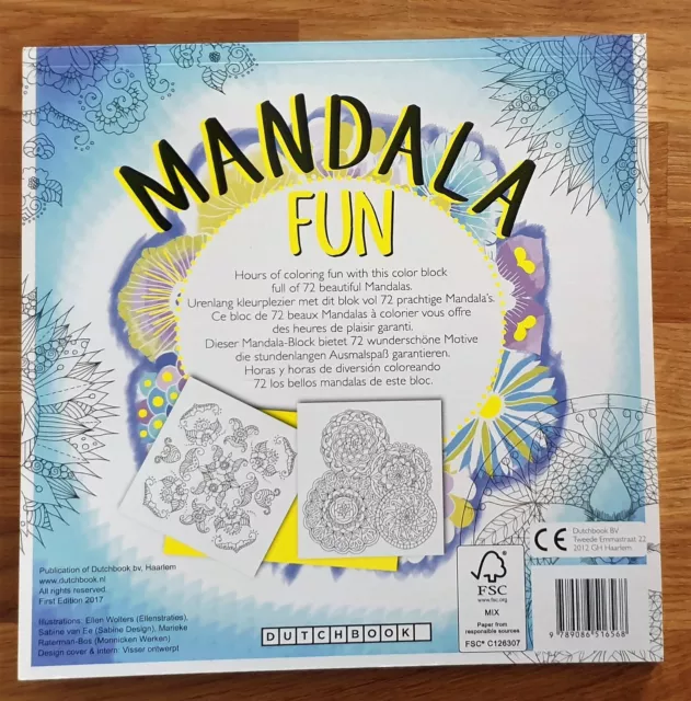 MANDALA FUN NEW DESIGN Das Original aus den Niederlanden DUTCHBOOK NEU 2