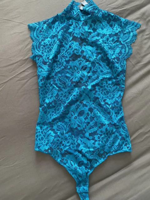 Body Lipsy in pizzo nuovo con etichette M