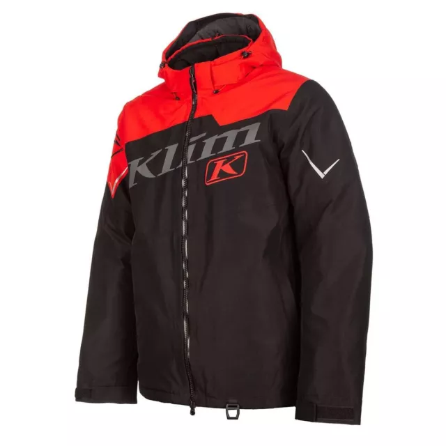 KLIM Instinct Insulated Gore-Tex Snowmobile Jacket -Men's LG-Black/Fiery Red