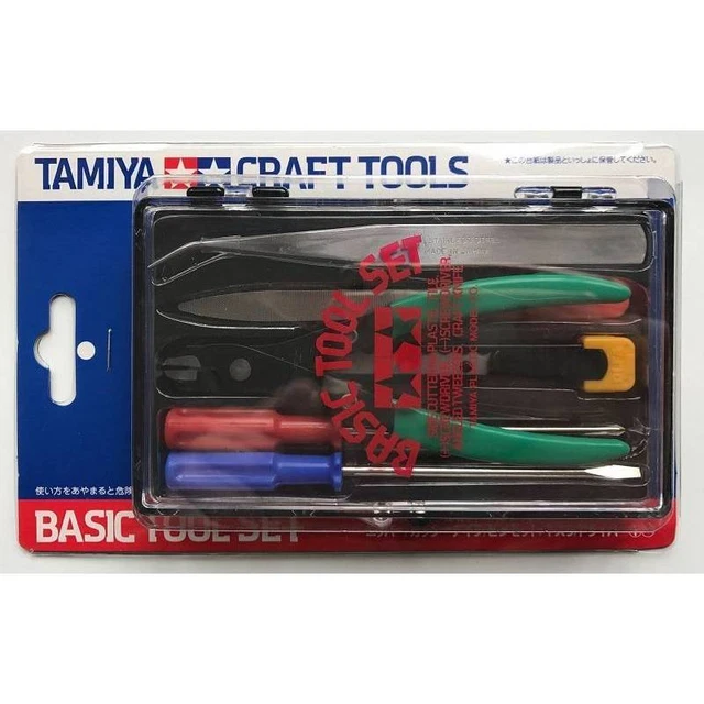 Basic Model Tool Set Tamiya 74016 Maquette Char Promo