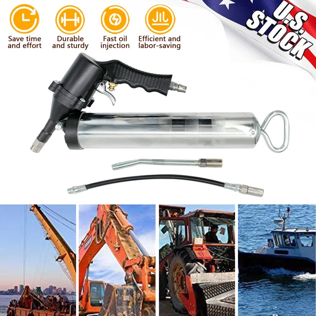 AIROPERATED GREASE GUN, Continuous Flow, Fully Automatic One Hand