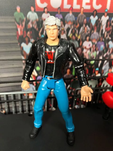 WCW Wrestling Marvel Toy Biz Toybiz Red & Black Attack Eric Bischoff Figure Var