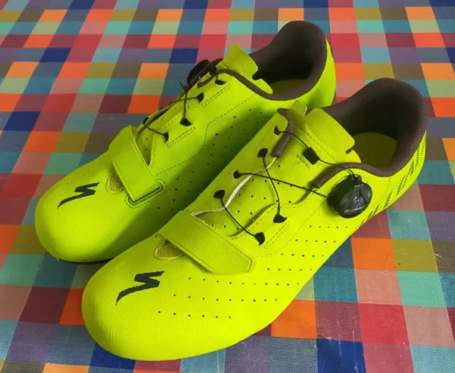 Specialized Torch 1.0 EU46 UK11 1/4 (11.25) Yellow SPD-SL (3-bolt) road shoes