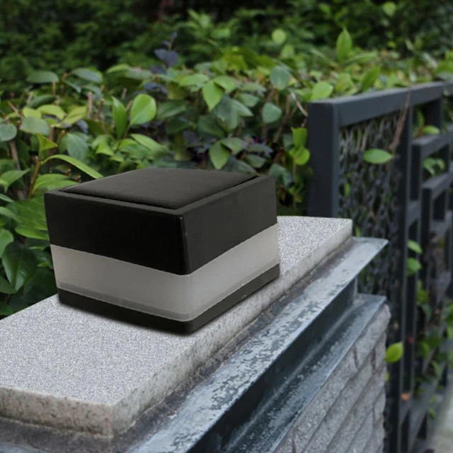 YOHAYO Luce Solare Per Palo Di Recinzione Lampada Solare A Colonna - Foto 9