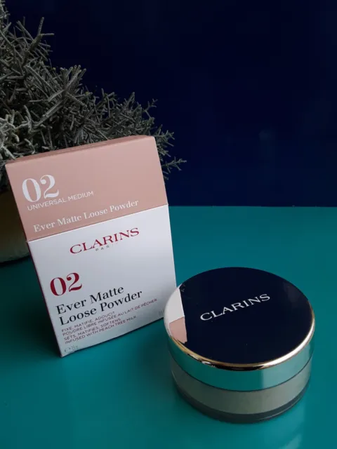 "CLARINS" Ever Matte Loose Powder - Cipria N.02 Universal medium, 15 g.