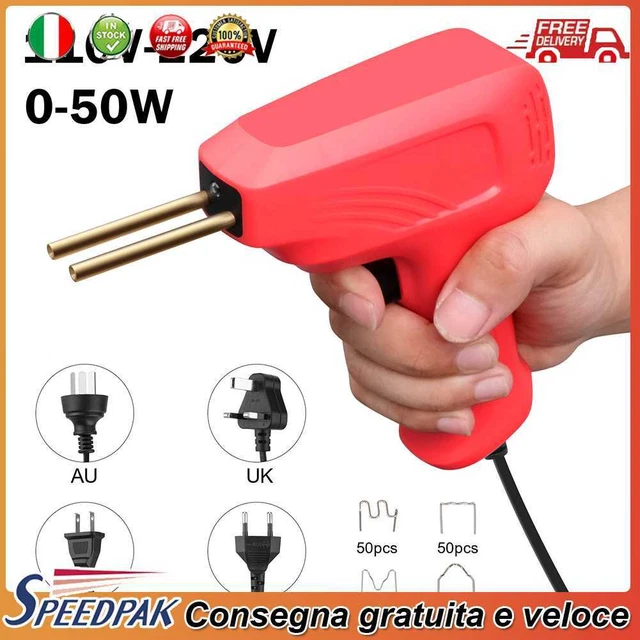 50W Plastic Welding Gun Multifunctional Portable Welder Gun Kits for Auto Bumper
