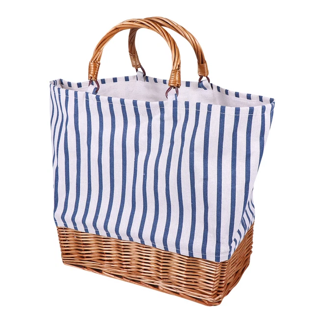 Canvas Tote Bags Rattan Canvas Tote Straw Purses Women Fashion 12