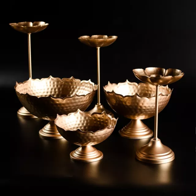 Taj Urli Floating Flower set, wedding, Diwali, Festival decor set of 9 pcs