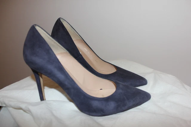 Lk bennett navy court hot sale shoes