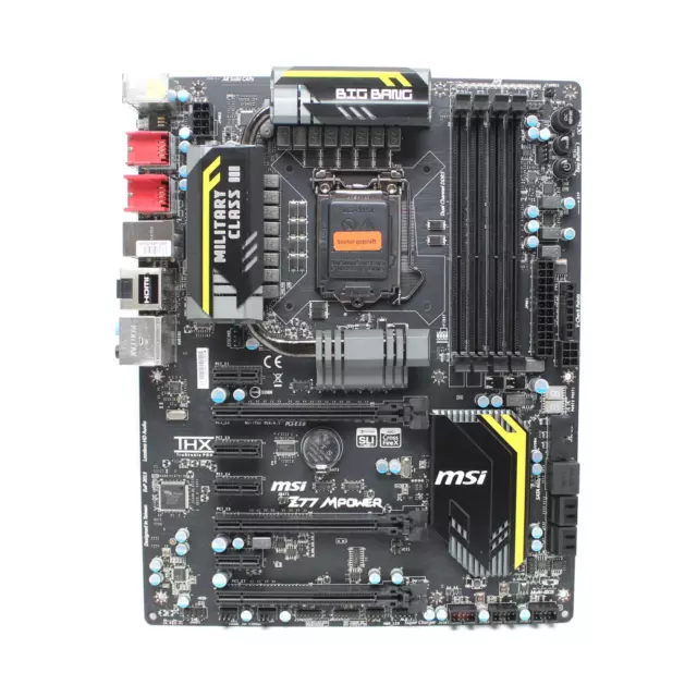 MSI Z77 MPower MS-7751 Ver.4.1 Intel Z77 Mainboard ATX Sockel 1155   #330000