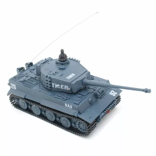 Ferngesteuerter Mini RC Panzer Kampfpanzer Tiger Tank Modellbau R/C 1:72 Maßstab