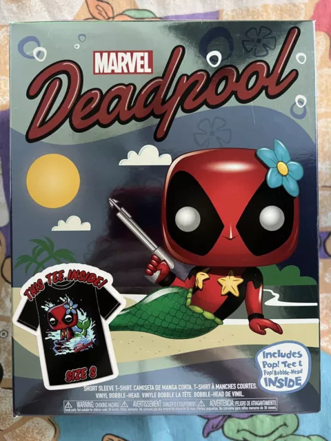 Funko POP Marvel Deadpool Sirena Con Camiseta Multicolor