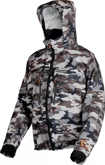 Savage Gear Camouflage Veste 2,5 Pli Modèle Pêche Extérieur Randonnée