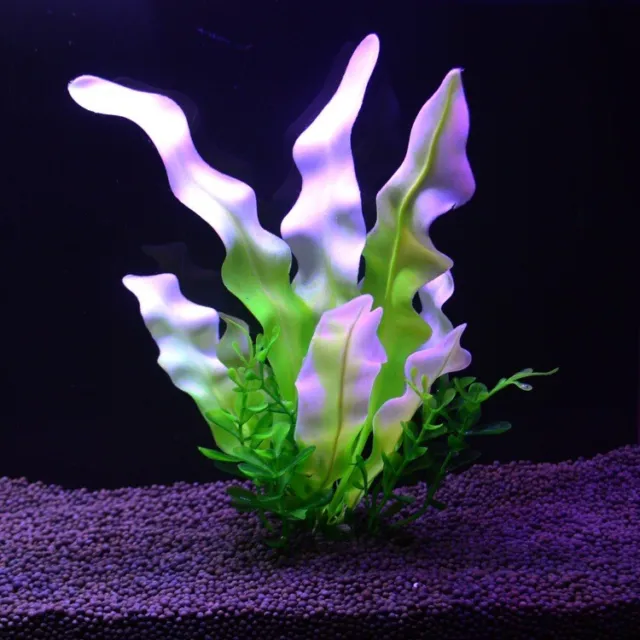 Artificial Spring Water Grass Plastic Flowers Aquarium Plant Fish Tank Decor