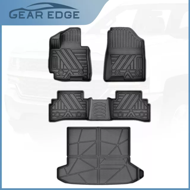 FLOOR MATS FOR 20222024 Hyundai Tucson Front Rear Cargo Rubber TPE