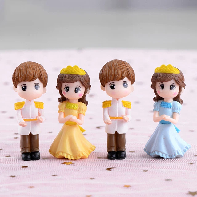 1set Prince Princess Couple DIY Mini Miniature Figurine Garden Micro Landsc'EN