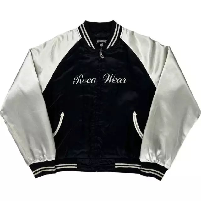 ROCAWEAR VARSITY JACKET XL Black Polyester 63.19 PicClick UK