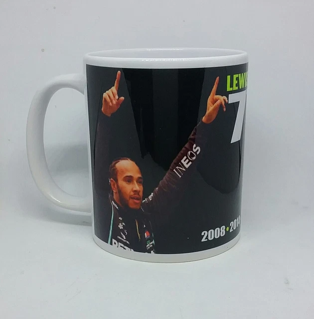 LEWIS HAMILTON COFFEE Mug Formula One 2024 Calendar Seven Novelty F1