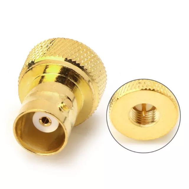 BNC Female Jack To SMA Male Plug RF Connector Coaxial Converter Adapter Straight