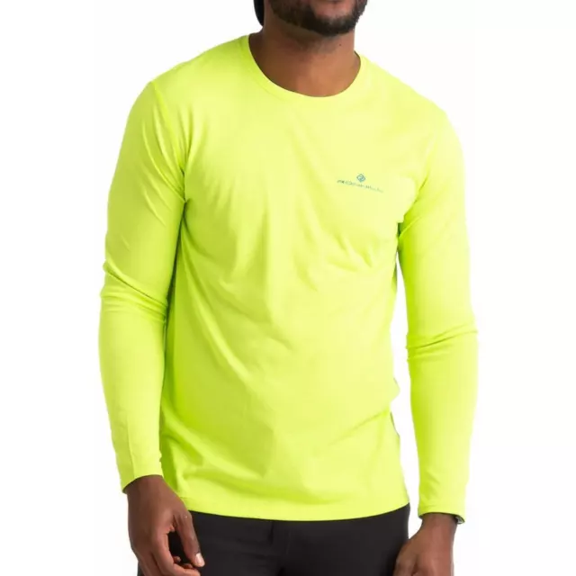 Ronhill Mens Core Long Sleeve Running Top Sports Jogging Gym - Green