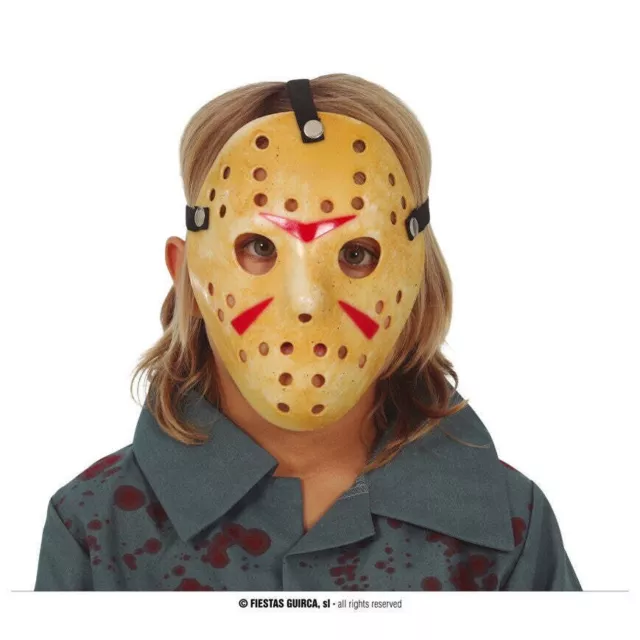 maschera jason hockey carnevale halloween venerdi 13 bambini