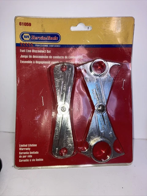 Napa Fuel Line Disconnect, Set  #61059 ￼5/16" 3/8" 1/2" 5/8" & 3/4"  2 Piece
