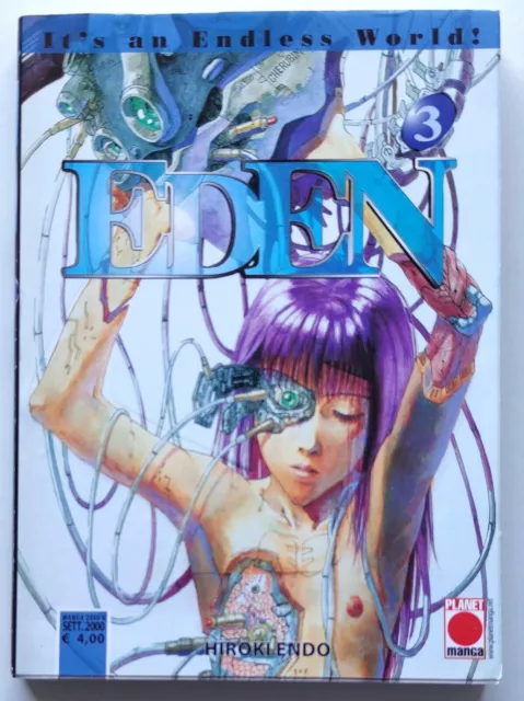 EDEN 3 Hiroki Endo PLANET MANGA Panini Comics Ottimo