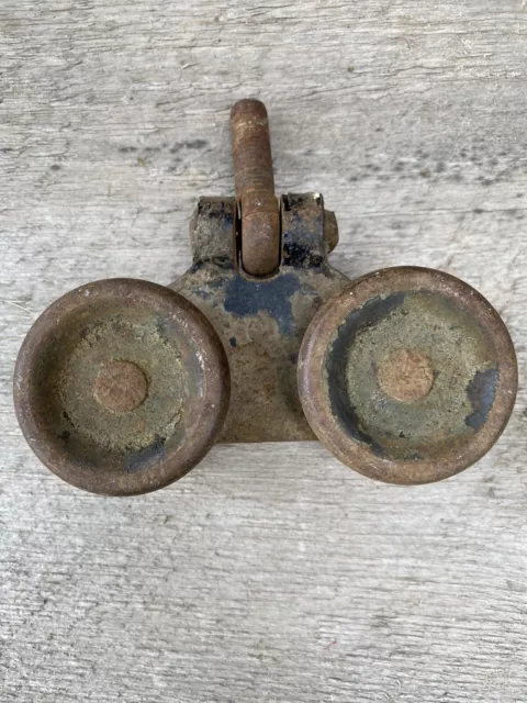 Primitive Barn Door Roller Hardware Antique Farm Rustic