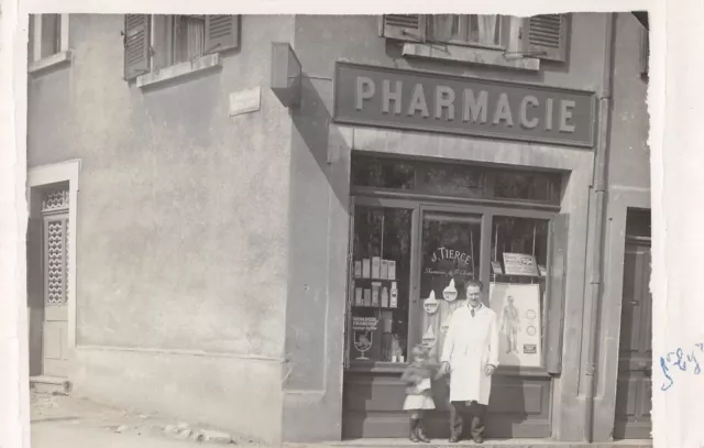 Cpa 83 Photo Card Located In Saint Cyr Pharmacy J.tierce