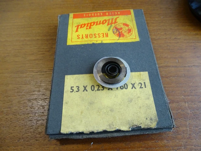 Ressort De Sonnerie Pour Réveil JAPY – Pièce D'horlogerie Ancienne Neuve