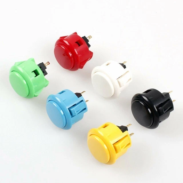 Colorful Arcade 30mm Original OSBF-30 Japan Button  Replacement For Sanwa Button