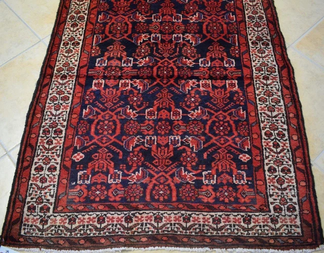 3'6 x 10 Vintage S Antique Tribal Hand Knotted Wool Runner Rug Oriental Carpet 3'6 x 10 Vintage S Antique Tribal Hand Knotted Wool Runner Rug Oriental Carpet