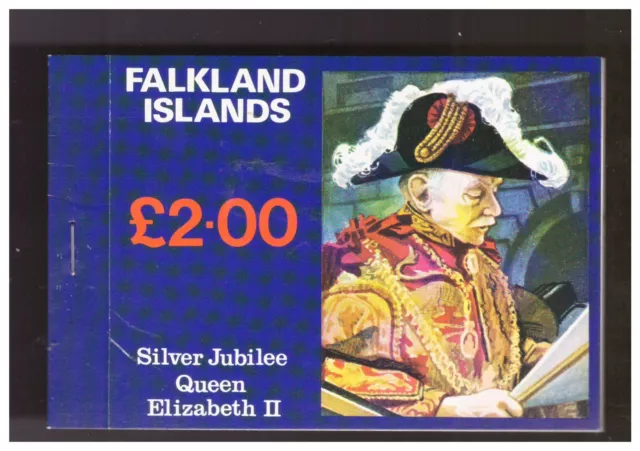 FRANCOBOLLI Stamps Colonie Inglesi Falkland 1977 Silver Jubilee Libretto MNH* &
