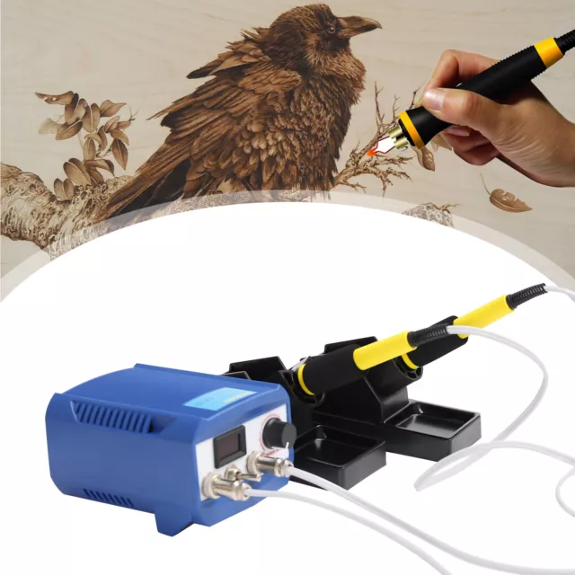Pyrographie Station,Pyrographie Maschine mit20 brennenden Spitzen für Holz,Leder