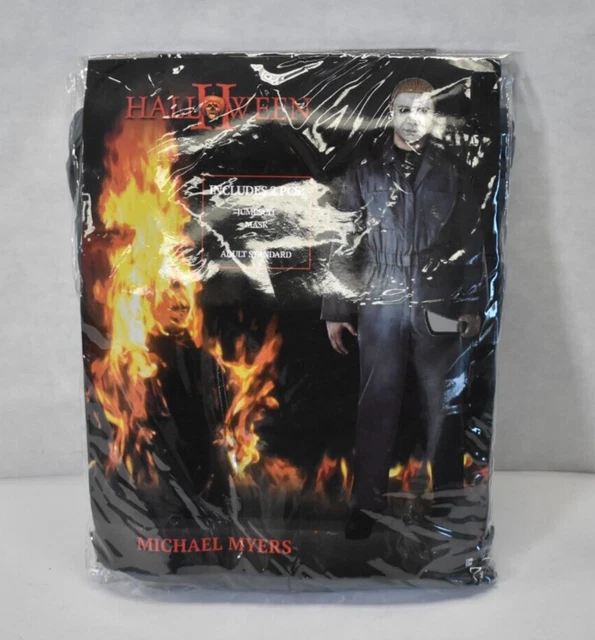 Halloween II Michael Myers Costume For Adults Standard Size w Mask & Jumpsuit
