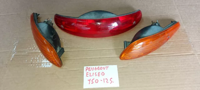 Fanalini Posteriori Peugeut Eliseo 125 150 Completo Originale