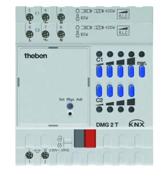 Theben DIMMAKTOR 2FACH GRUNDMODUL (DMG2T KNX    4930270)